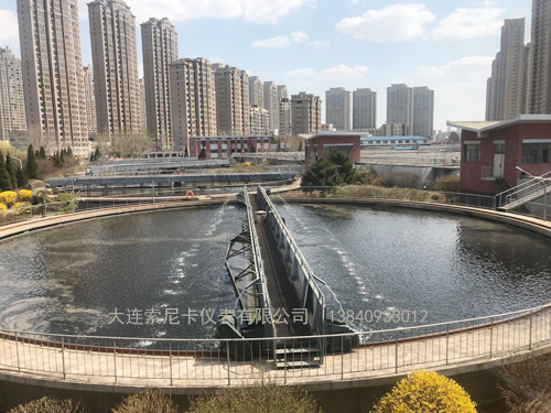 大連開發(fā)區(qū)污水處理廠超聲波流量計(jì)現(xiàn)場