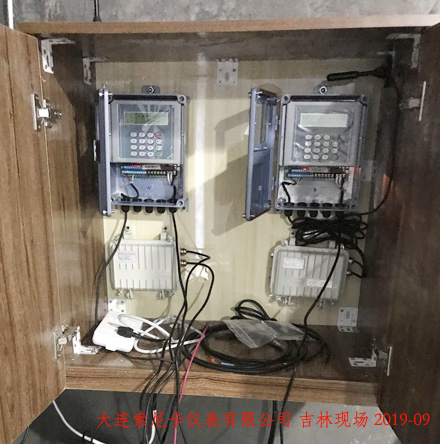 自來(lái)水貿(mào)易結(jié)算用超聲波流量計(jì)現(xiàn)場(chǎng)